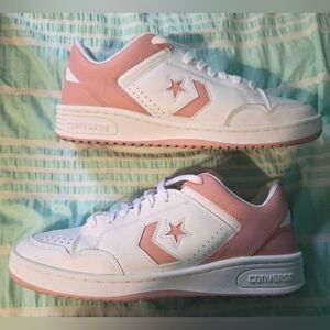 Converse Weapon Low White Static Pink